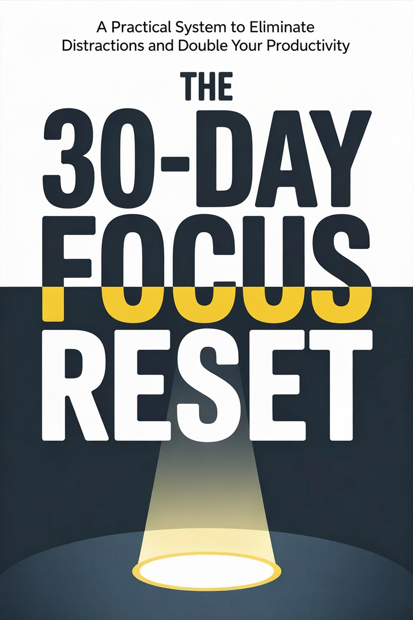 The 30-Day Focus Reset book cover